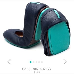 Tieks Size 10 California Navy- new in box